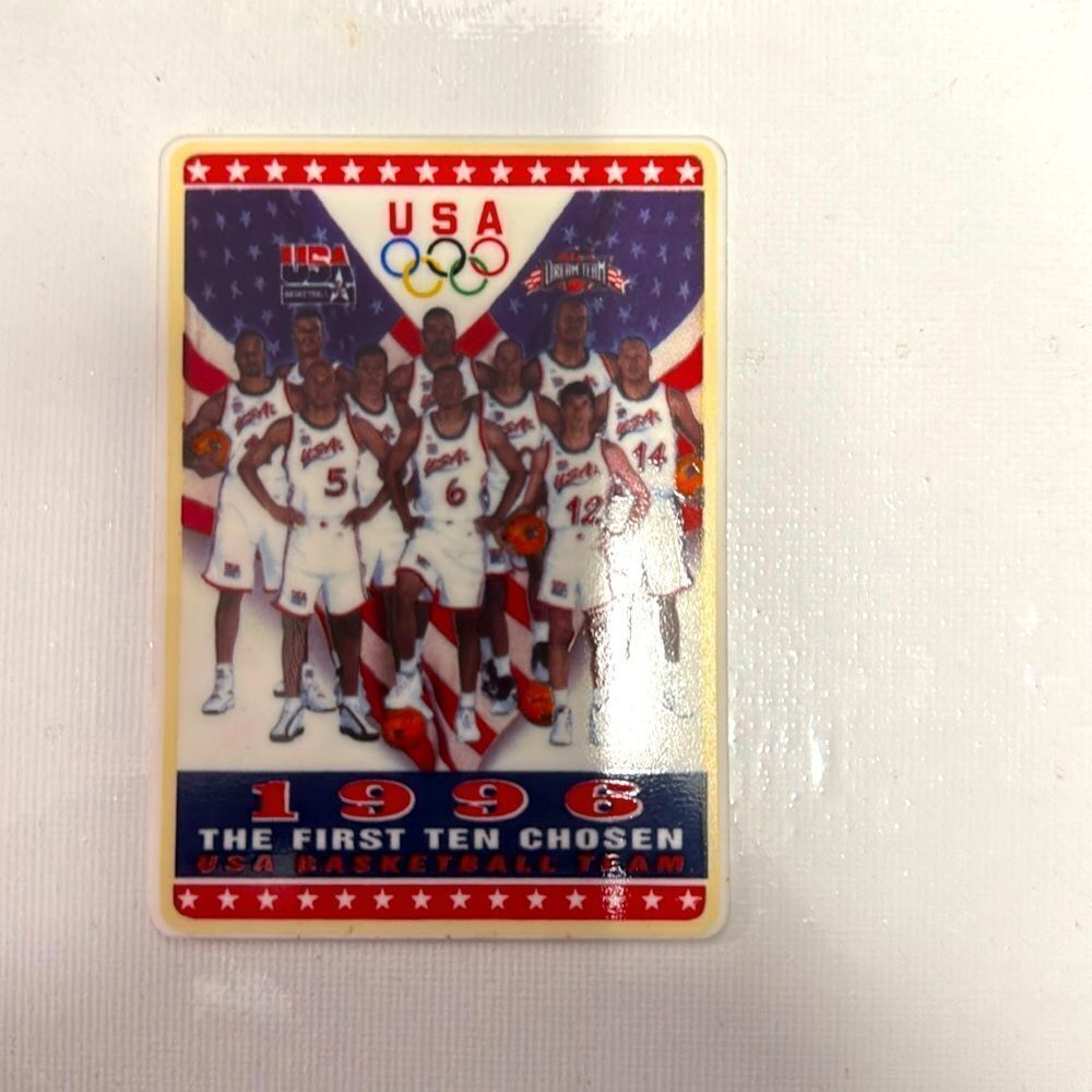 1996 ceramic iii dream team ceramic limited edition card 2572/3599. Like new con